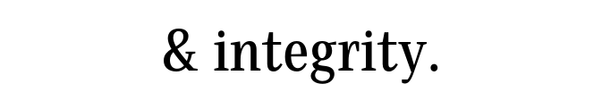integrity